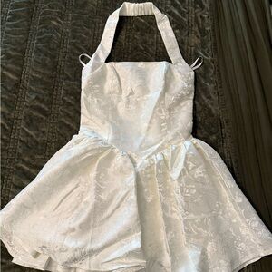 Runaway the Label ivory mini dress